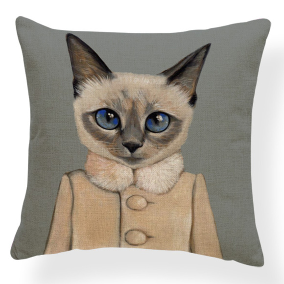 Accents Fancy Cat Siamese Accent Pillow Cover Poshmark